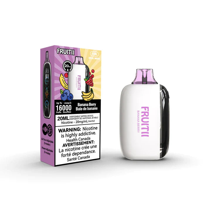 Vapes jetables FRUITII 16K - 16 000 bouffes  Quality Vapes