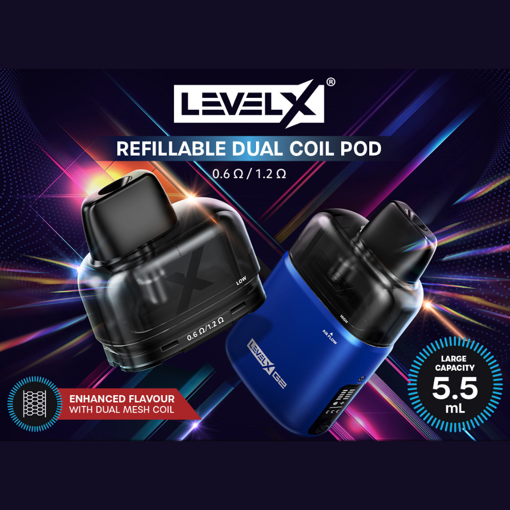 Level X Refillable Open Pods  Quality Vapes