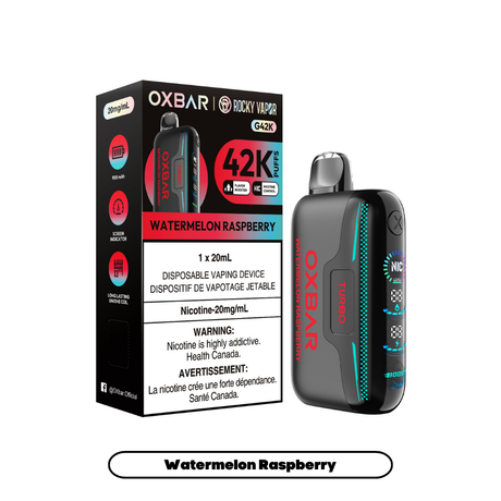 Oxbar Rocky Vapor 42K Disposable Vape 42000 Puffs