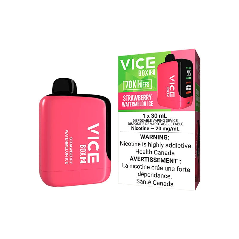 Vape jetable Vice Box 2 70K - 70 000 bouffes - 30 ml Quality Vapes Vape jetable Vice Box 2 70K - 70 000 bouffes - 30 ml Quality Vapes