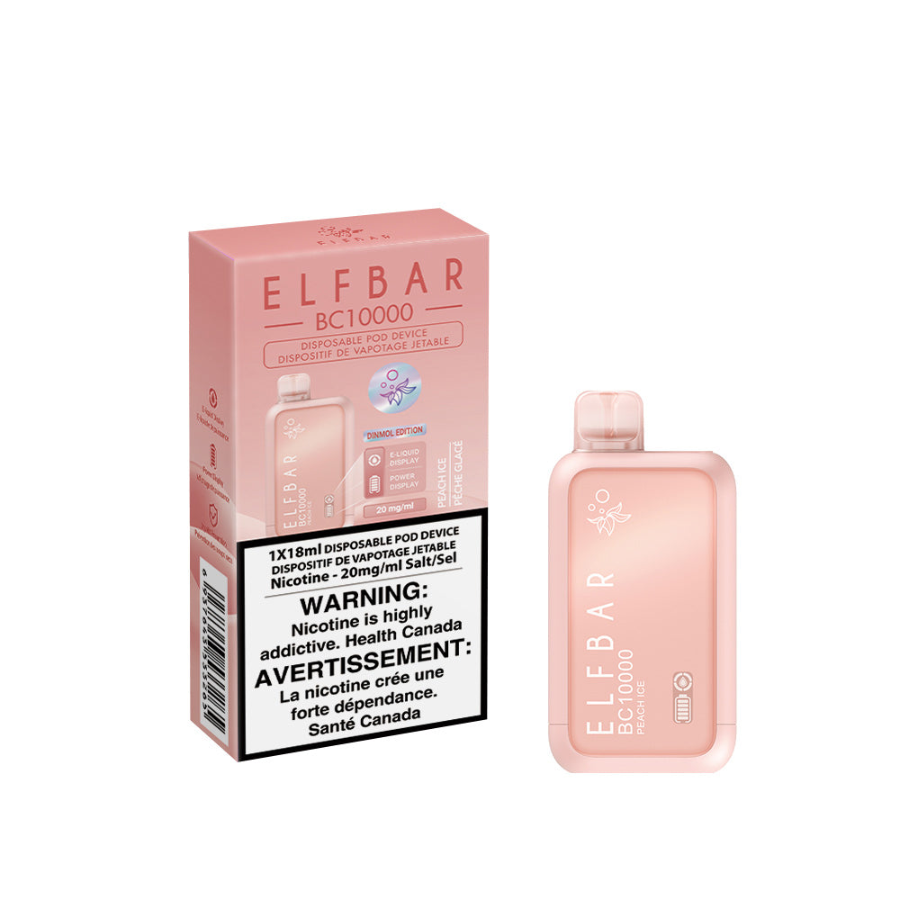 ELF BAR BC10000 - PEACH ICE DISPOSABLE VAPE