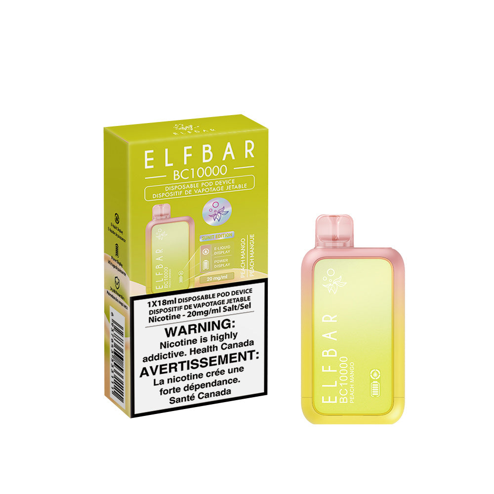 ELF BAR BC10000 Peach Mango Disposable Vape - 10000 Puffs