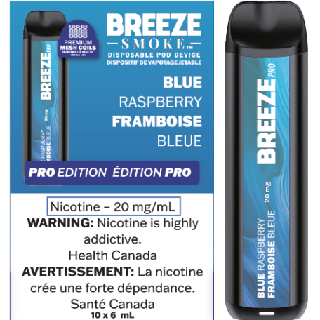 Breeze Pro - Blue Raspberry - Synthetic