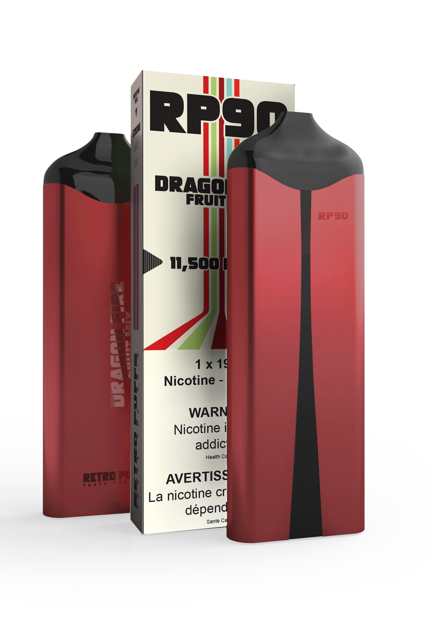 Boosted RP90 Disposable Vape - Dragon Fire, 11,500 Puffs