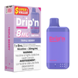 Blue Razz - Drip’n by Envi 16K puffs disposable vape - 20mg/ml nicotine strength - 8mL e-liquid