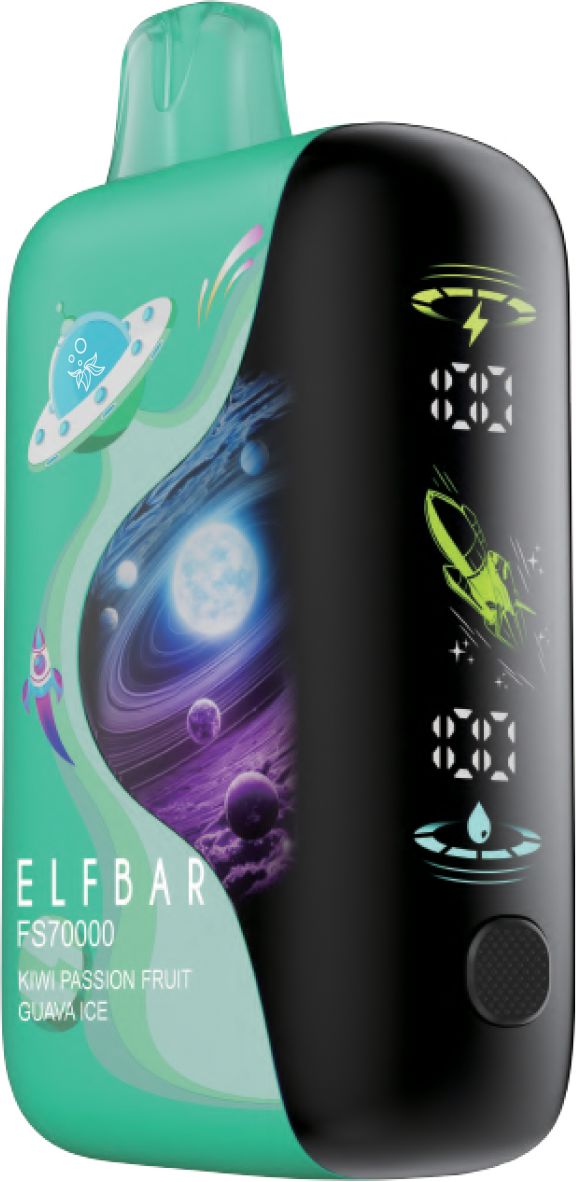 KIWI PASSION FRUIT GUAVA ICE - ELFBAR FS70K DISPOSABLE