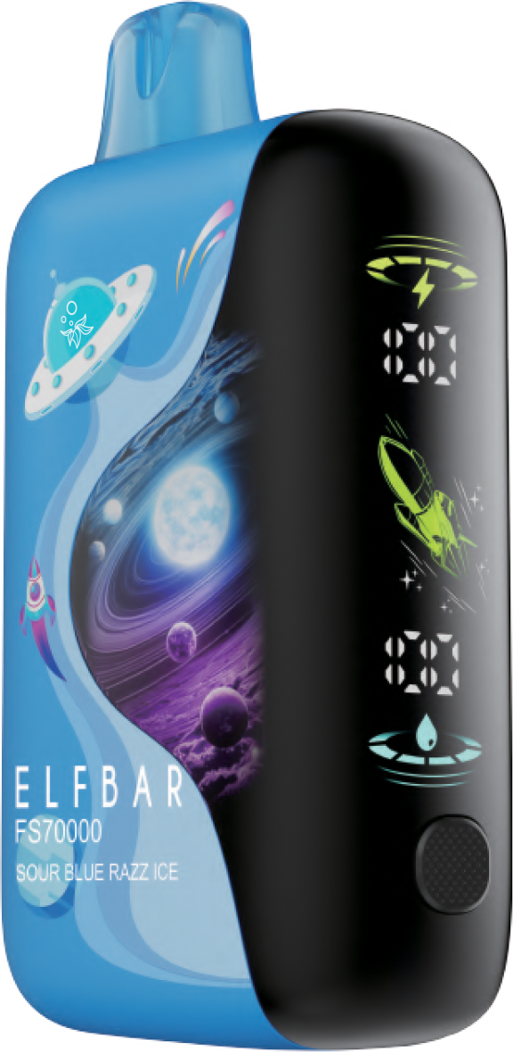 SOUR BLUE RAZZ ICE - ELFBAR FS70K DISPOSABLE