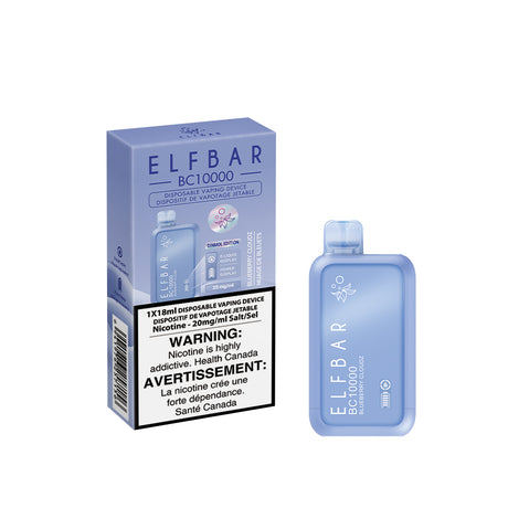 ELF BAR BC10000 Blueberry Cloudz Disposable Vape - 10000 Puffs