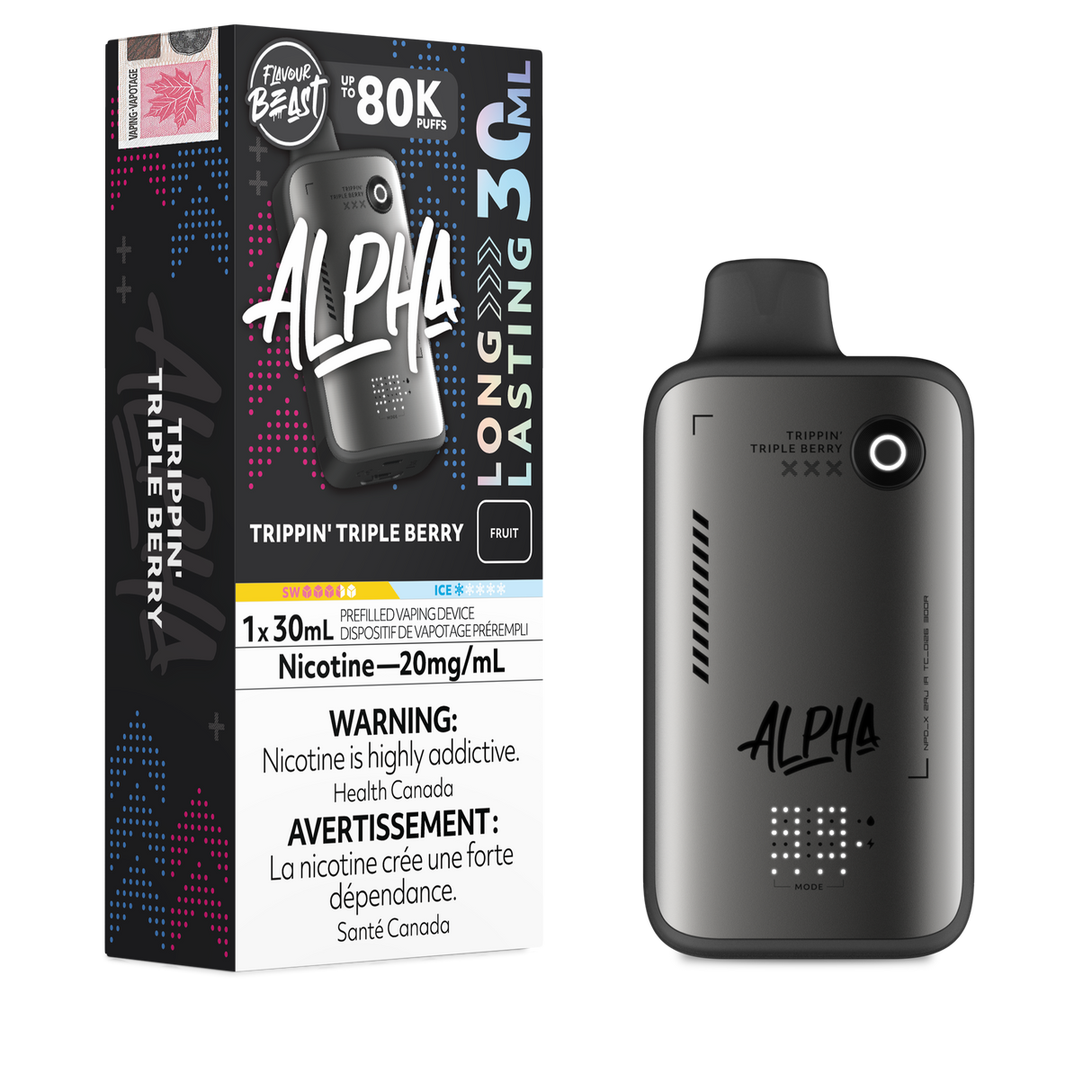 Trippin’ Triple Berry – Flavour Beast Alpha 80K