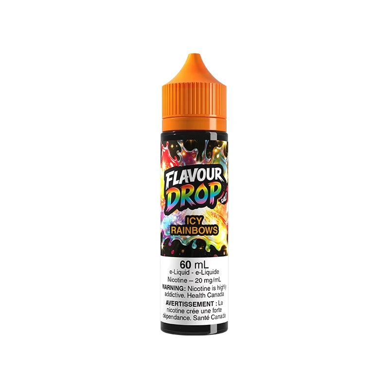 Icy Rainbows Flavour Drop 60mL Nic Salt e-liquid with candy ice flavour