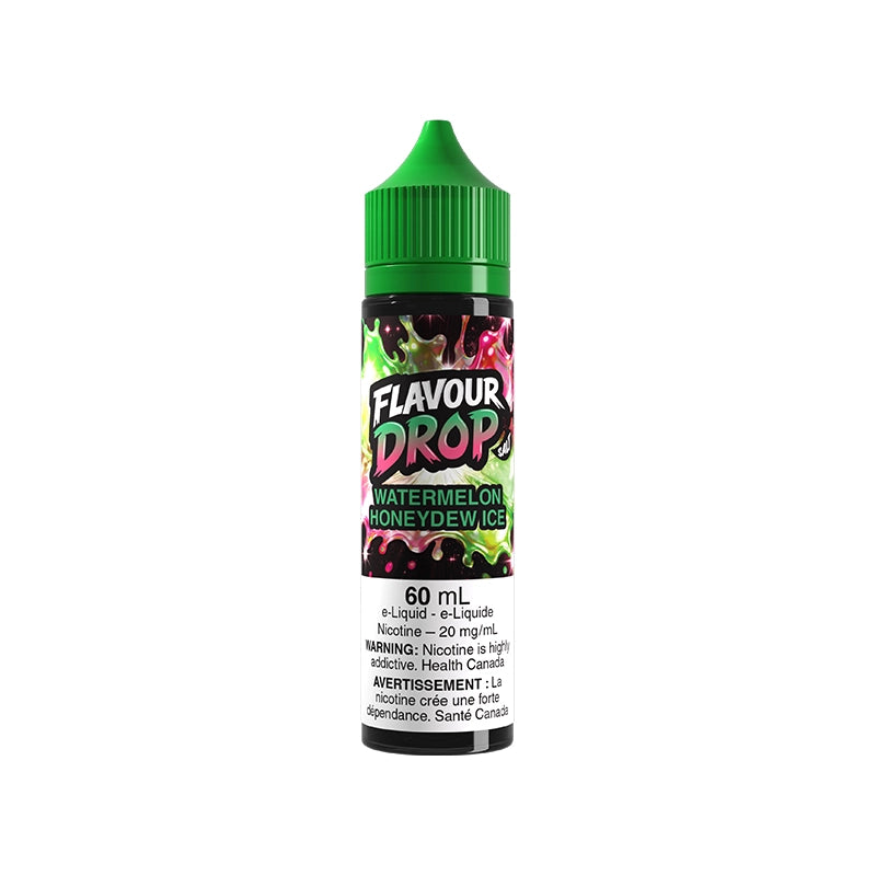 Watermelon Honeydew Ice Flavour Drop 60mL Nic Salt e-liquid with melon ice flavour