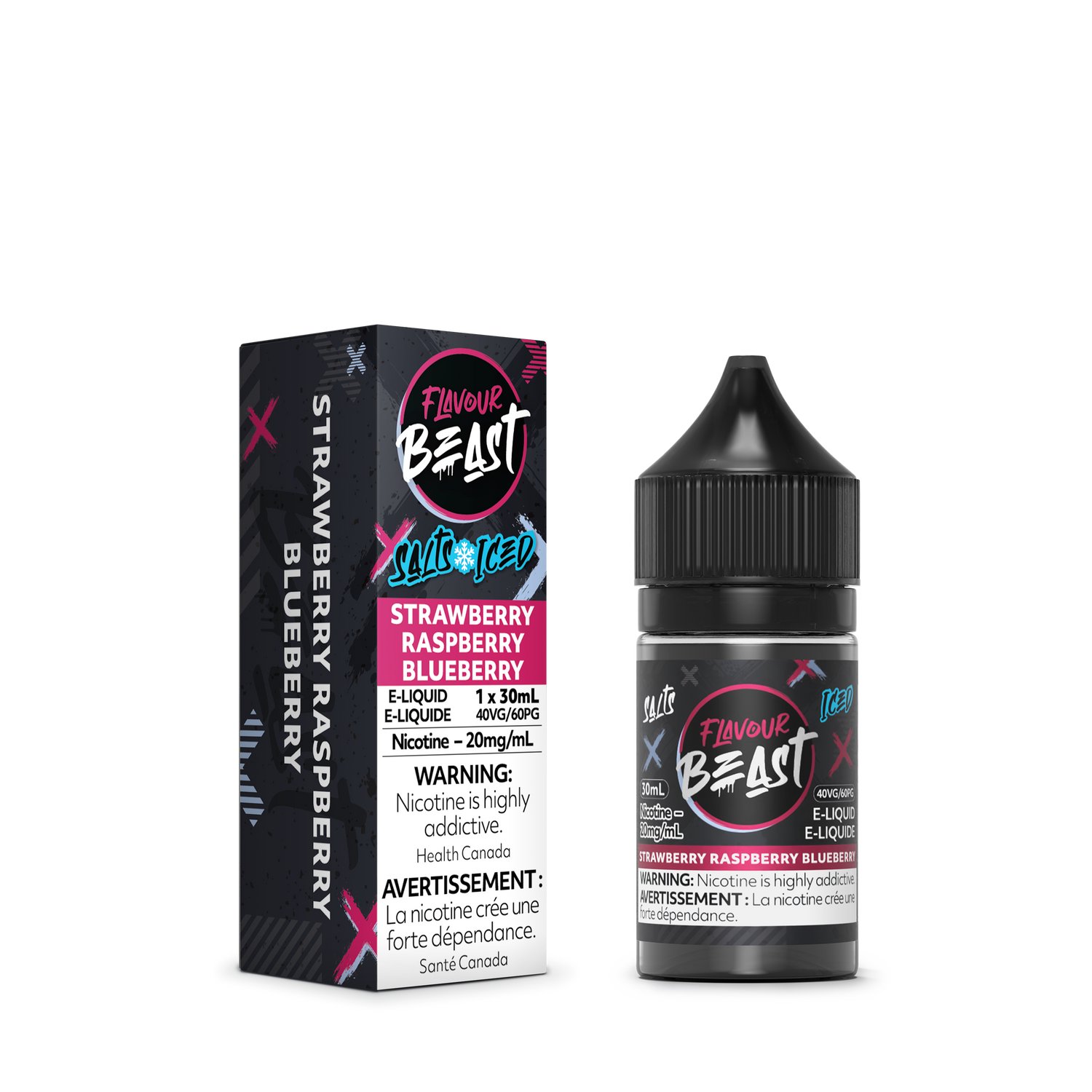 Strawberry Raspberry Blueberry - Flavour Beast Nic Salt E-Liquid