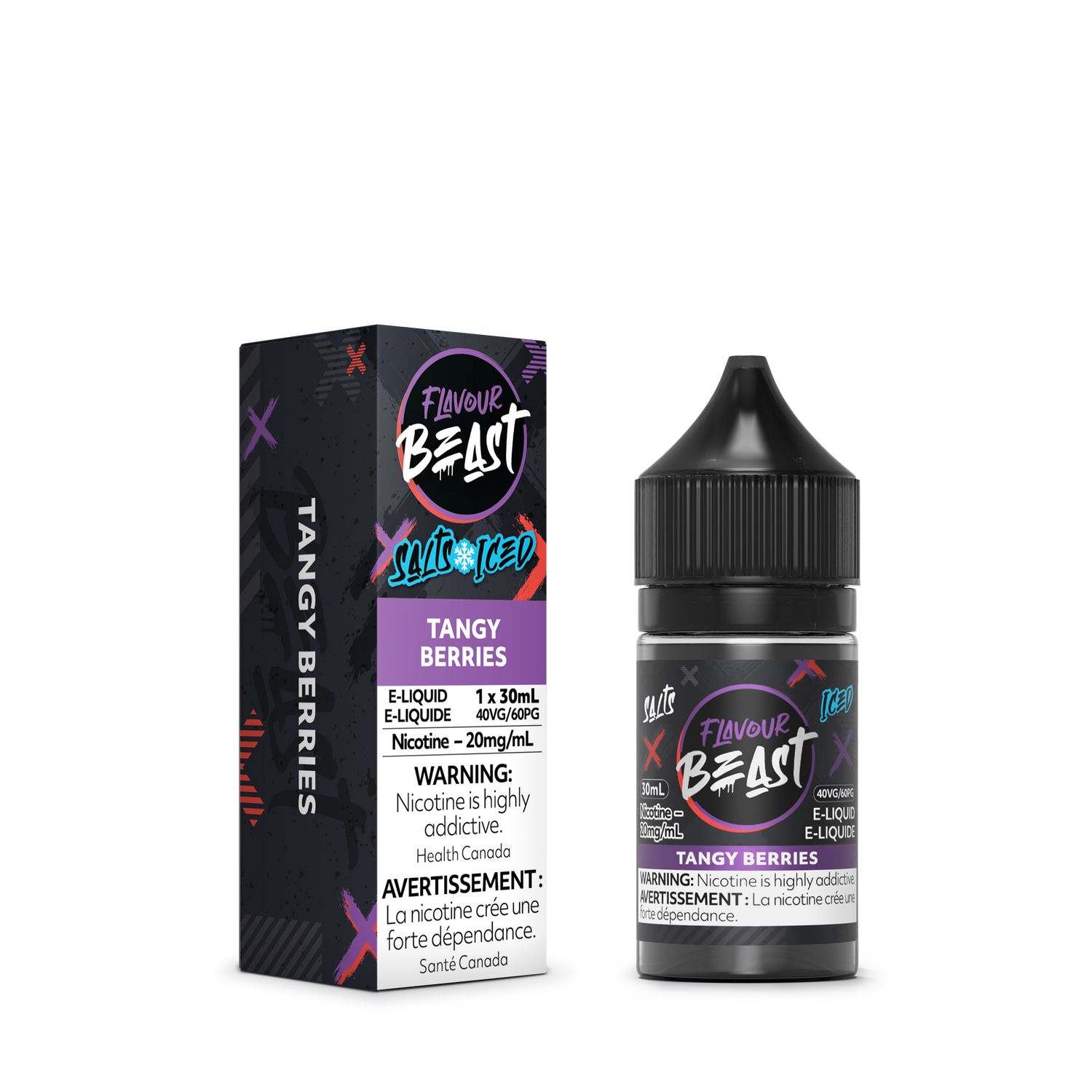 Tangy Berries Iced - Flavour Beast Nic Salt E-Liquid
