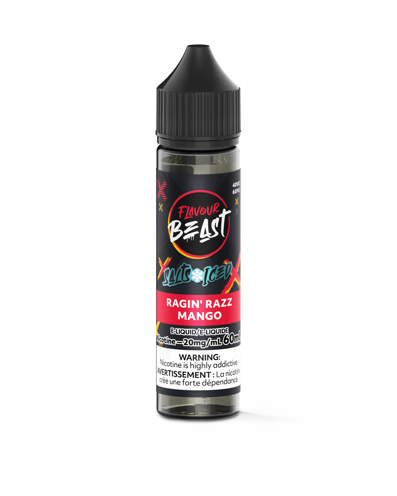 Flavour Beast Salt - Ragin Razz Mango Iced