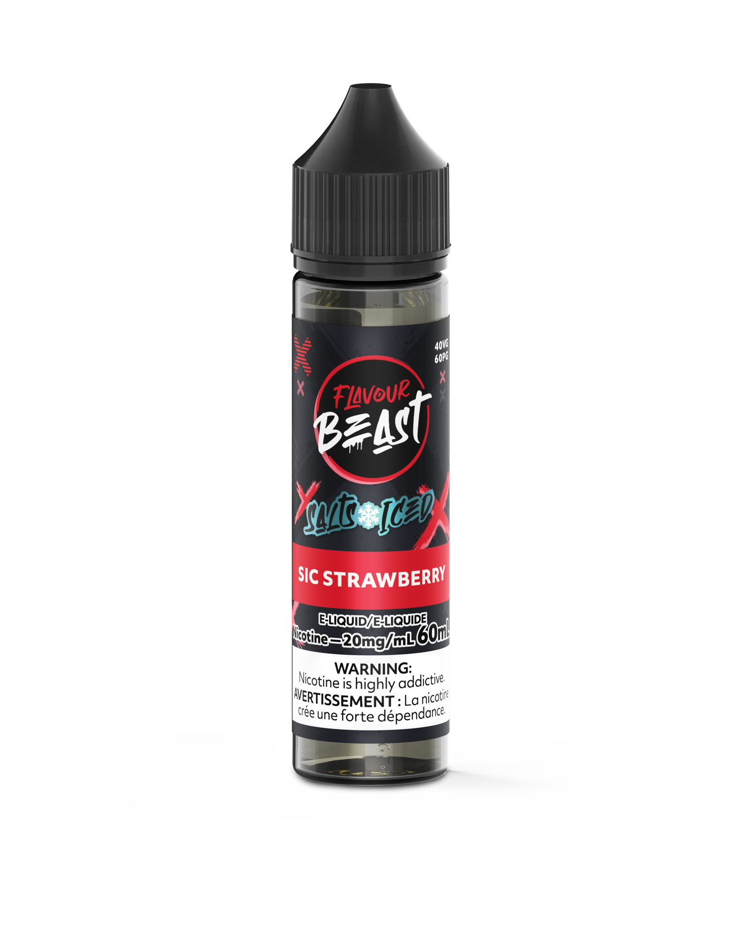 Flavour Beast Salt - Sic Strawberry Iced
