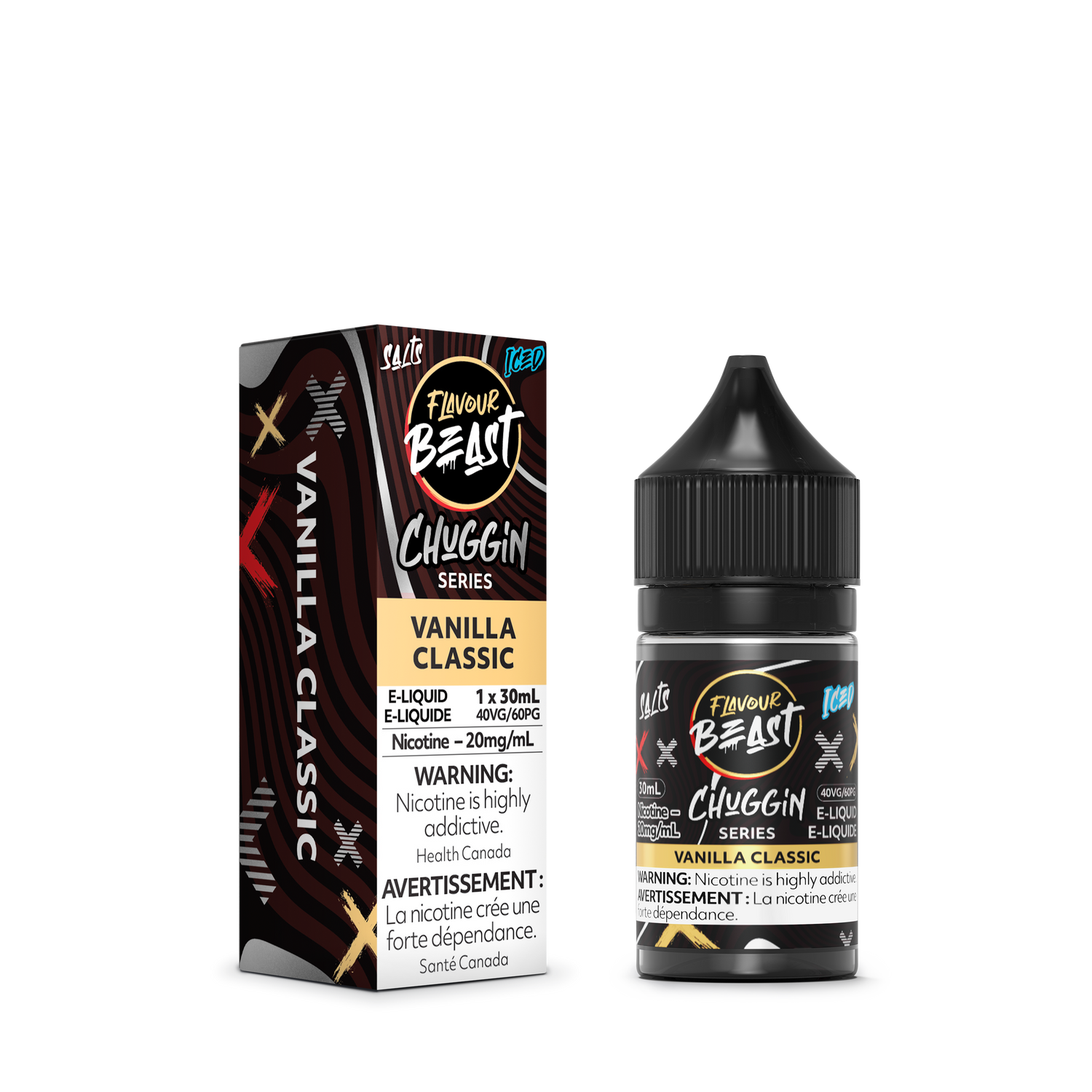 Vanilla Classic Iced - Chuggin Series Salt - Flavour Beast Juice E-Liquid