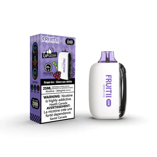 FRUITII  25K (25ml) DISPOSABLE VAPE - GRAPE ICE