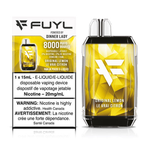 Original Lemon - FUYL 8000 Disposable By Dinner Lady