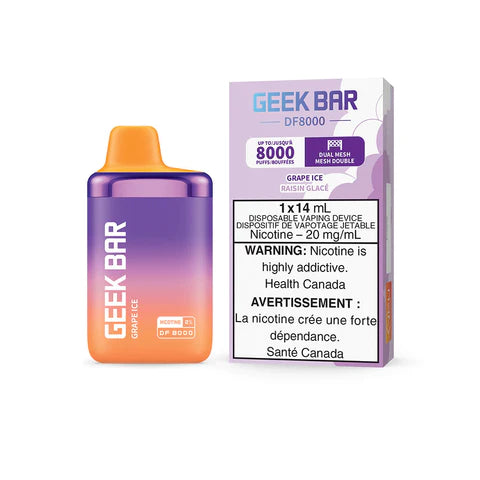 GEEK BAR DF8000 DISPOSABLE - GRAPE ICE