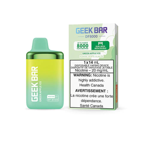 GEEK BAR DF8000 DISPOSABLE - GREEN APPLE ICE