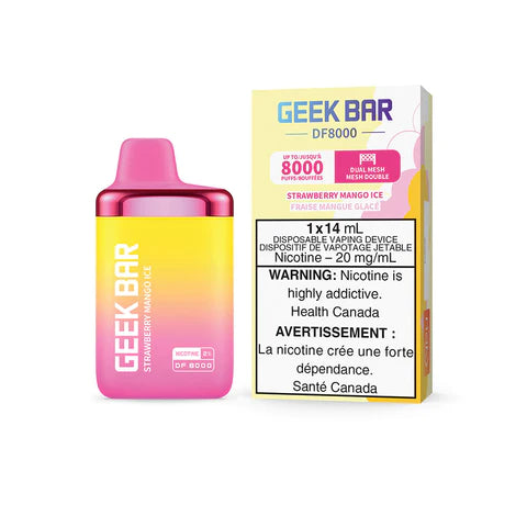 GEEK BAR DF8000 DISPOSABLE - STRAWBERRY MANGO ICE