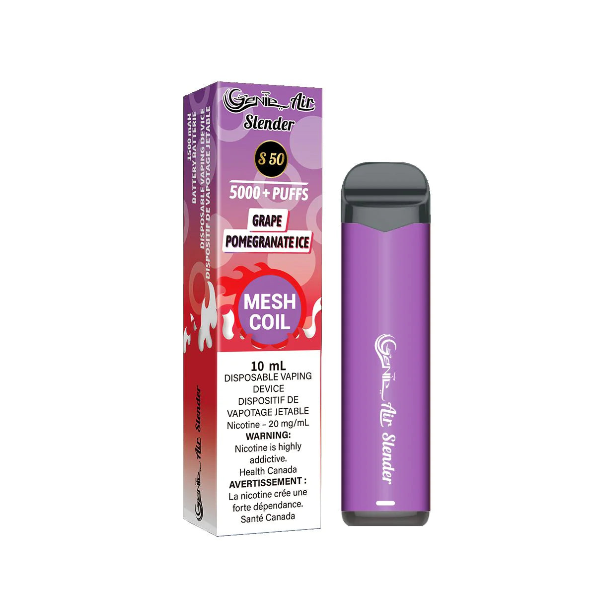 GRAPE POMEGRANATE ICE - GEINIE AIR SLENDER 5000