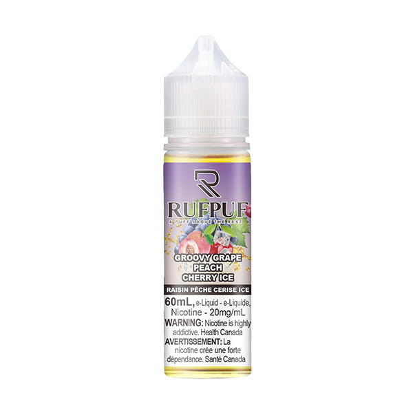 Groovy Grape Peach Cherry Ice -  Rufpuf Ejuice 60ml