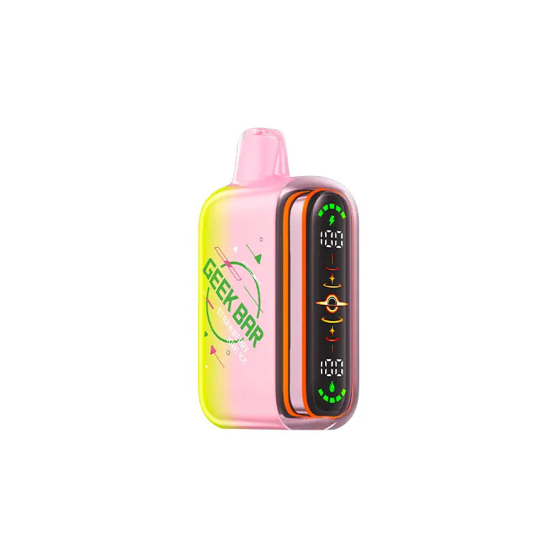 Geek Bar Pulse 2 Strawberry Kiwi Ice and rechargeable battery