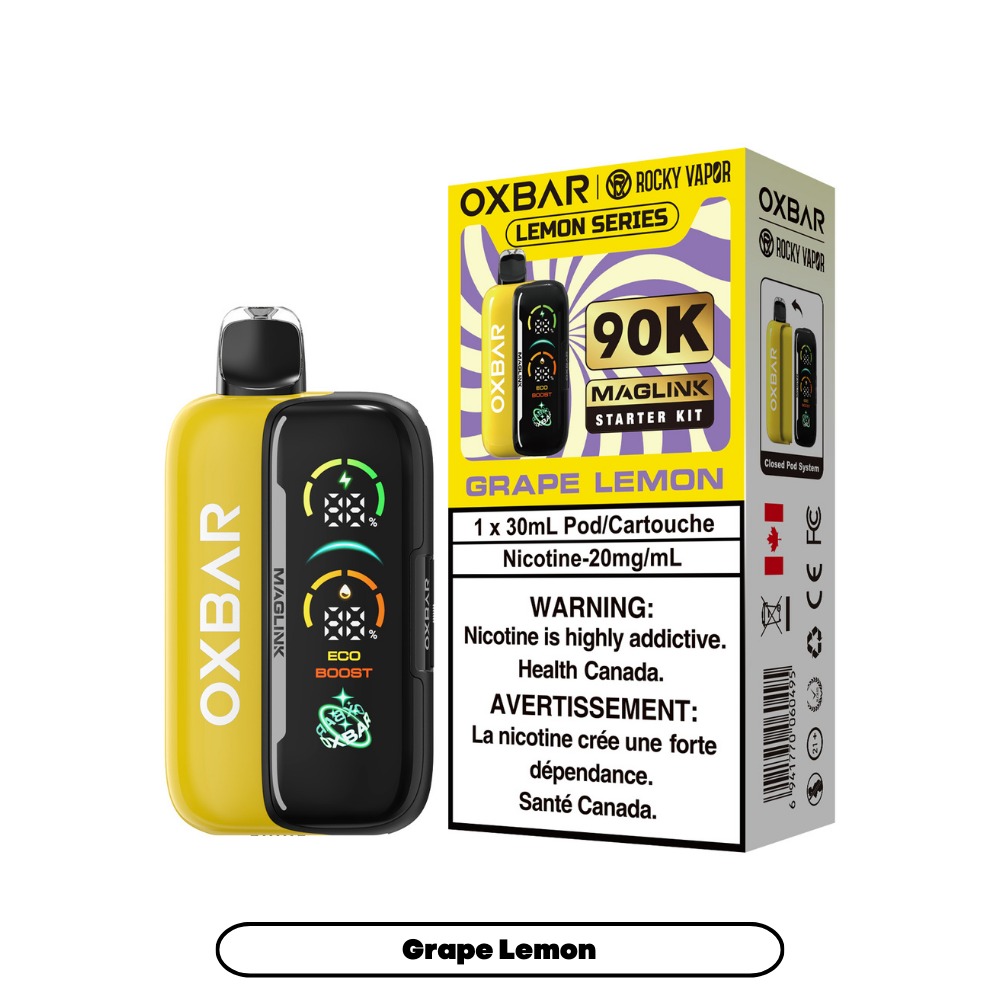 Grape Lemon - Rocky Vapor Oxbar Maglink 90K kit