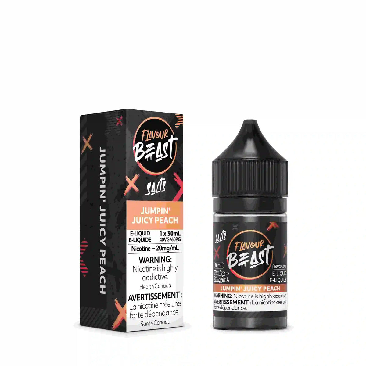 Jumpin juicy peach 30ml eliquid nic salt