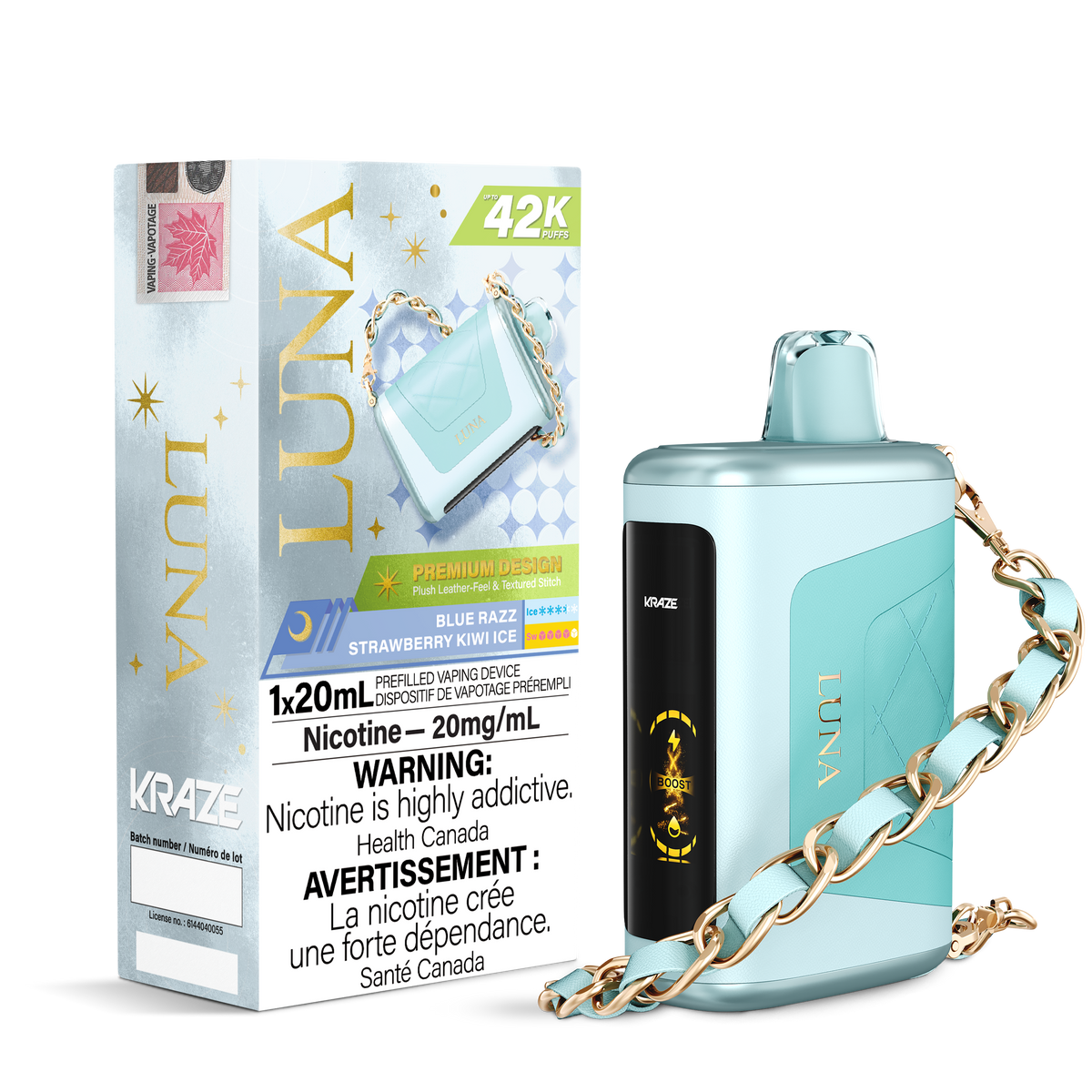 Blue Razz Strawberry Kiwi Ice Kraze Luna 42K Vape Quality Vapes Blue Razz Strawberry Kiwi Ice Kraze Luna 42K Vape Quality Vapes