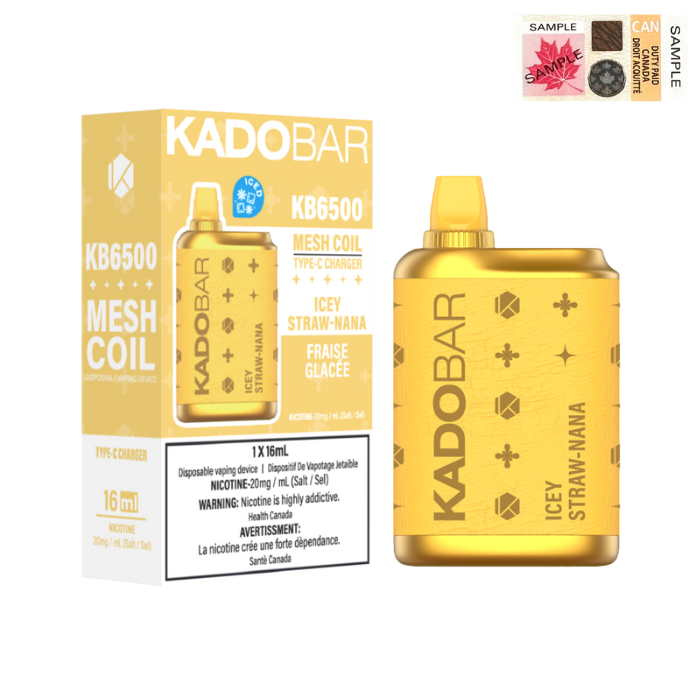 Icy Strawnana  - KadoBar 6500 Disposable Vape