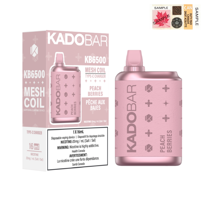 Pfirsichbeeren - KadoBar 6500 Einweg-Vape