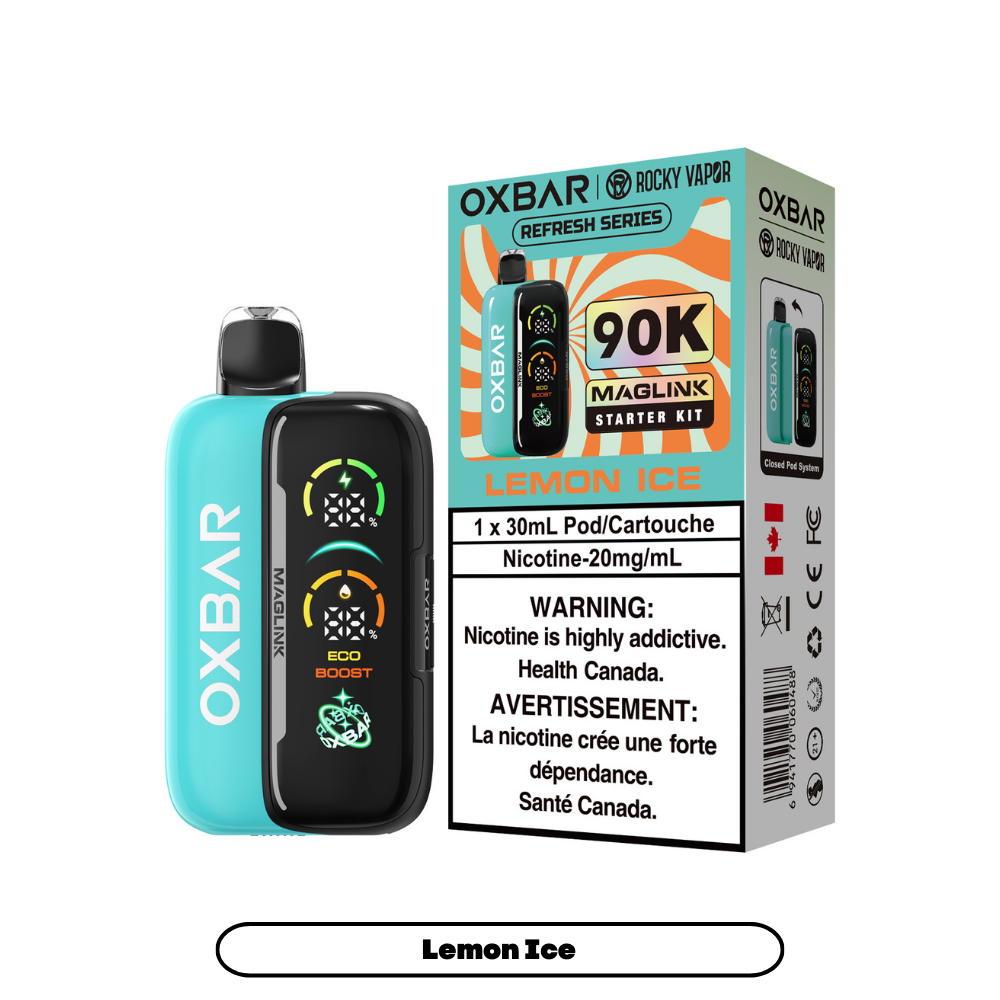 Lemon Ice - Rocky Vapor Oxbar Maglink 90K kit