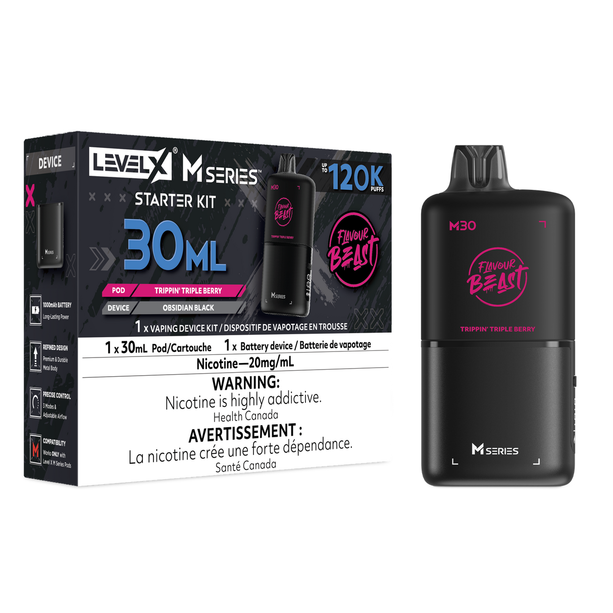 Trippin Triple Berry Level X M Series Starter Bundle