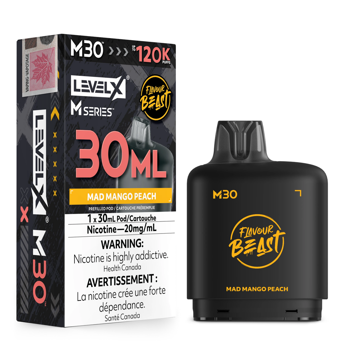 Mad Mango Peach Level X M Series Pods