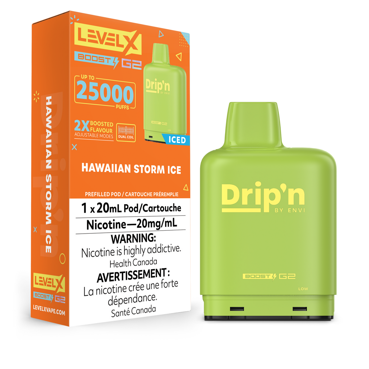 お気に入り Drip'n Ice Storm Hawaiian Level 25k Pods G2 Boost X その他