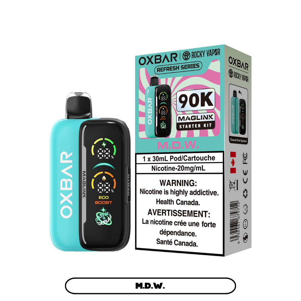 M.D.W - Rocky Vapor Oxbar Maglink 90K kit – Quality Vapes