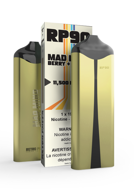 Boosted RP90 Disposable Vape Synthetic - Mad Mango 11500 puffs