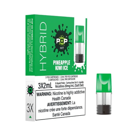 PINEAPPLE KIWI ICE - POP HIT HYBRID PODS