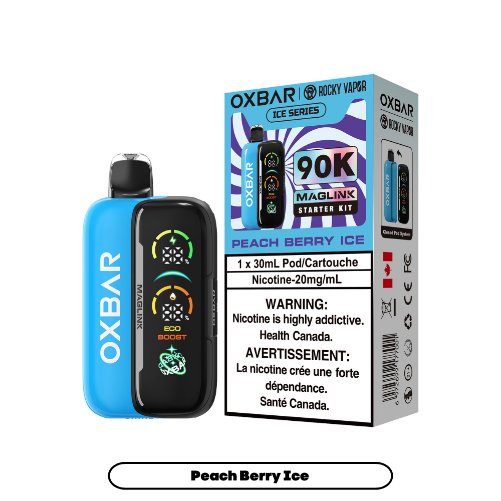Peach Berry Ice - Rocky Vapor Oxbar Maglink 90K kit