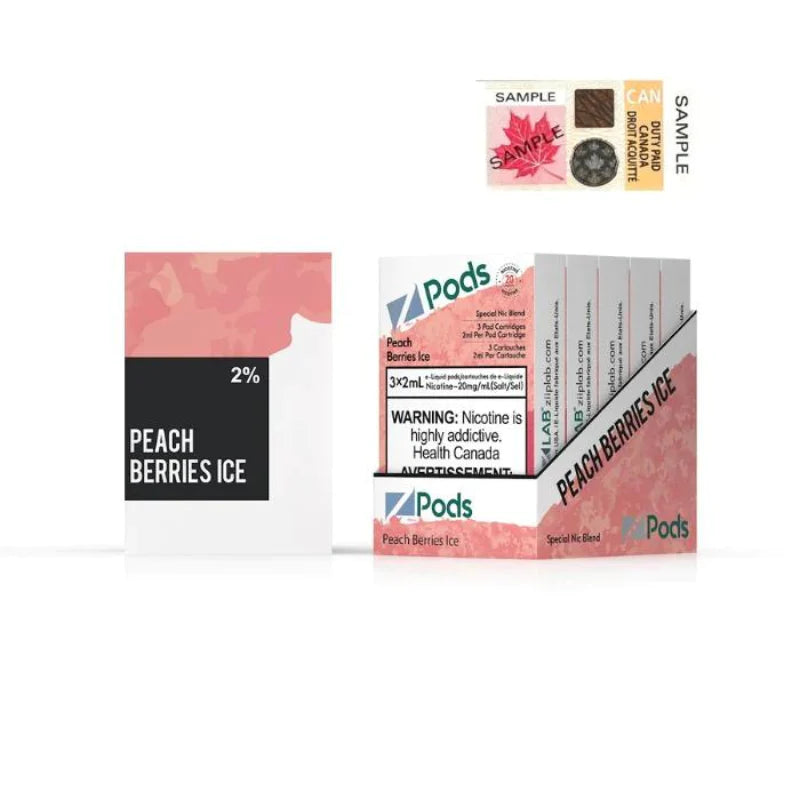 GLACE AUX BAIES DE PÊCHE - Z PODS (MÉLANGE SUPREME NIC)