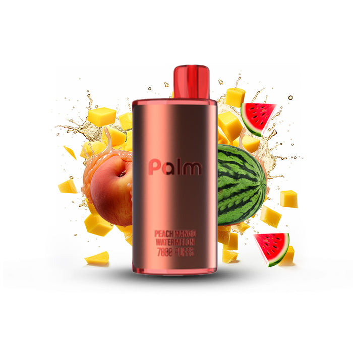 PEACH MANGO WATERMELON - Pop PALM 7000 Puffs Disposable Vape