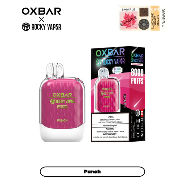 Rocky Vapor OXBAR G-8000 - Punch