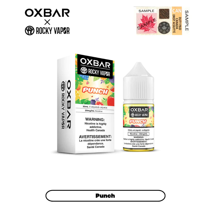 ROCKY VAPOR OXBAR E-LIQUIDS - PUNCH