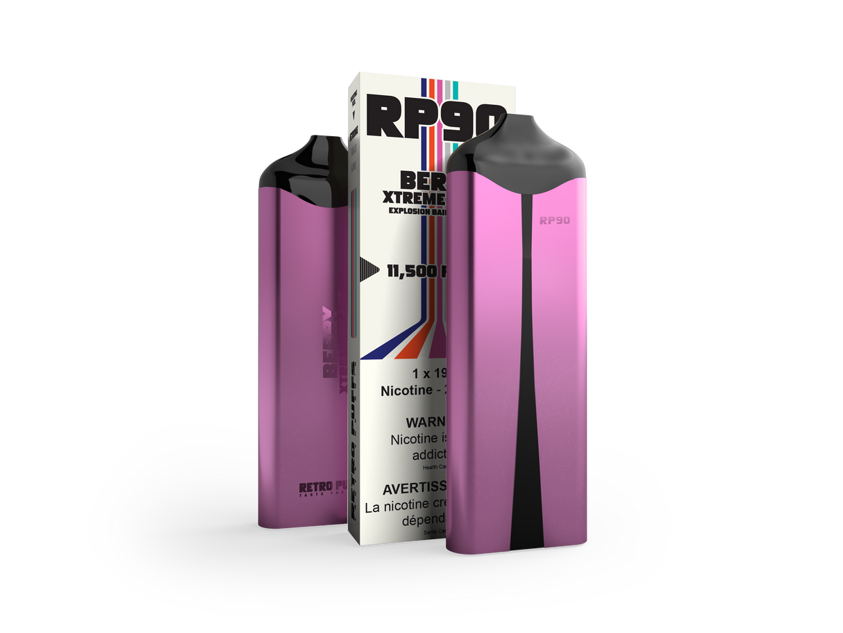 Boosted RP90 Disposable Vape - Berry Xtreme, 11,500 Puffs