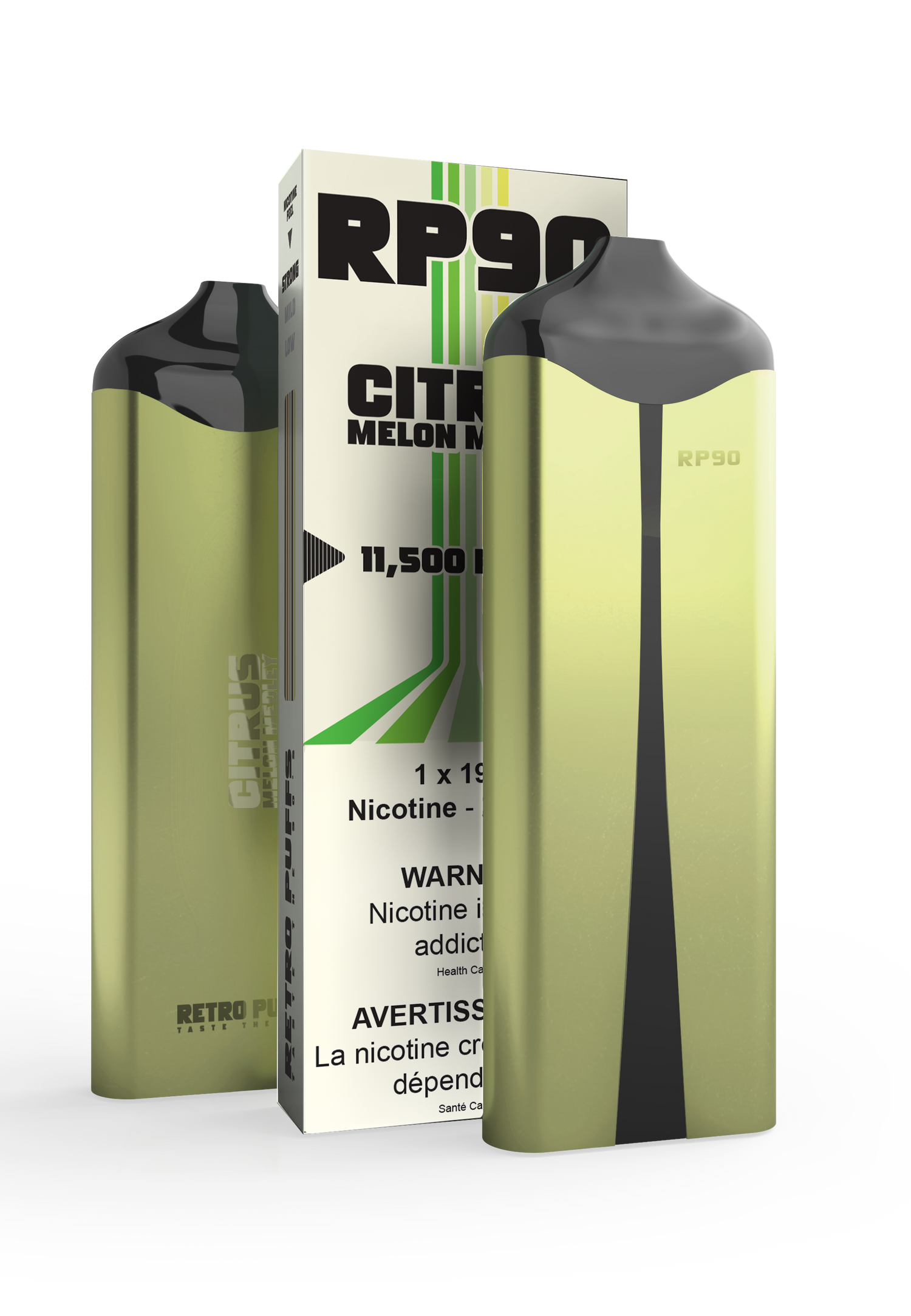 Boosted RP90 Disposable Vape - Citrus Melon Medley, 11,500 Puffs