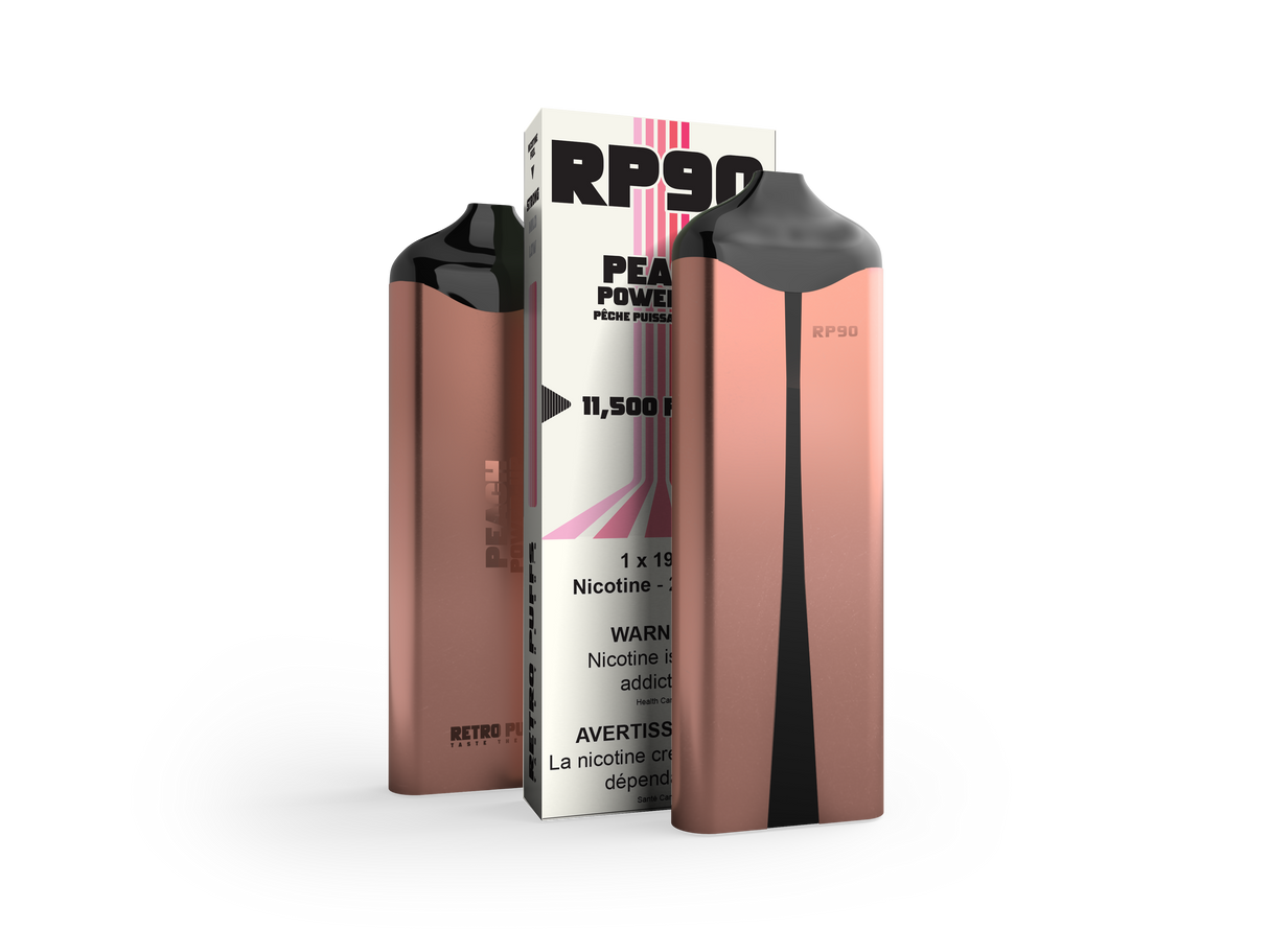 RP90 Disposable Vape Synthetic - Peach Power-Up