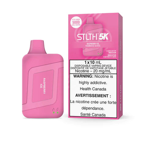 STLTH BOX 5K DISPOSABLE - RASPBERRY ICE