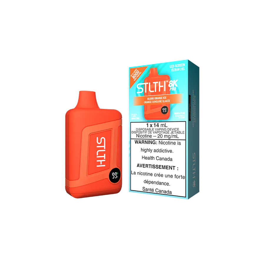STLTH 8K PRO JETABLE - GLACE ORANGE SANGUINE Quality Vapes STLTH 8K PRO JETABLE - GLACE ORANGE SANGUINE Quality Vapes